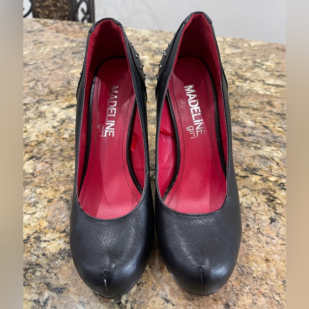 Black Studded Women's Shoes